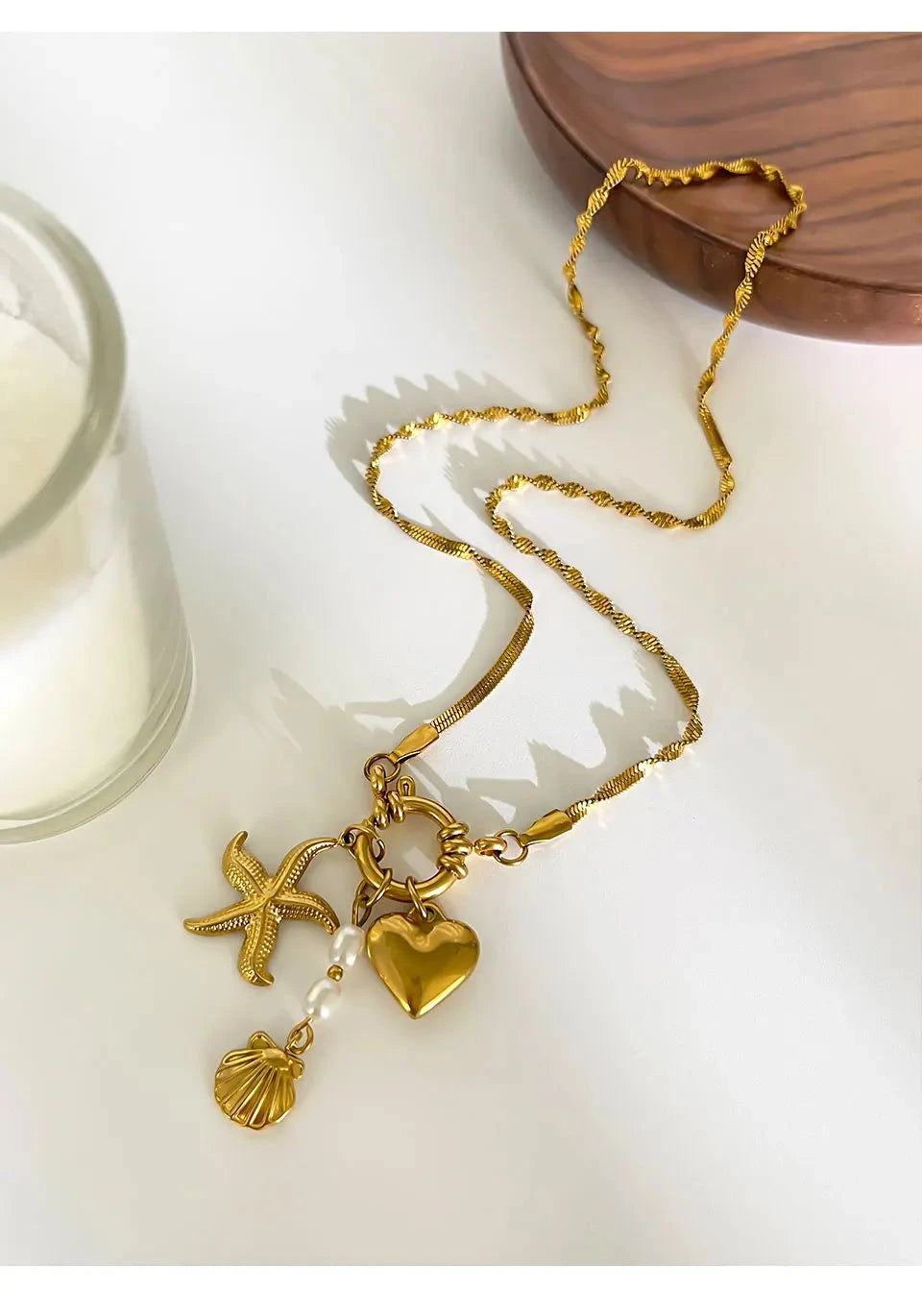 kawaiies-softtoys-plushies-kawaii-plush-Golden Tide Charm Necklace Jewelry 