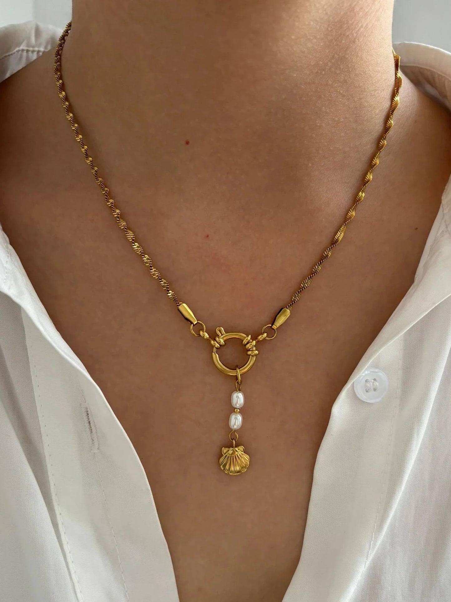 kawaiies-softtoys-plushies-kawaii-plush-Golden Tide Charm Necklace Jewelry 