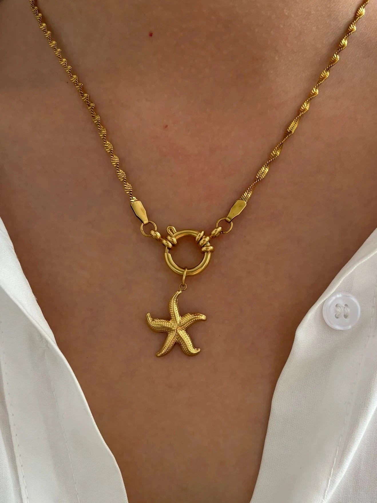 kawaiies-softtoys-plushies-kawaii-plush-Golden Tide Charm Necklace Jewelry 