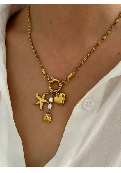 kawaiies-softtoys-plushies-kawaii-plush-Golden Tide Charm Necklace Jewelry 