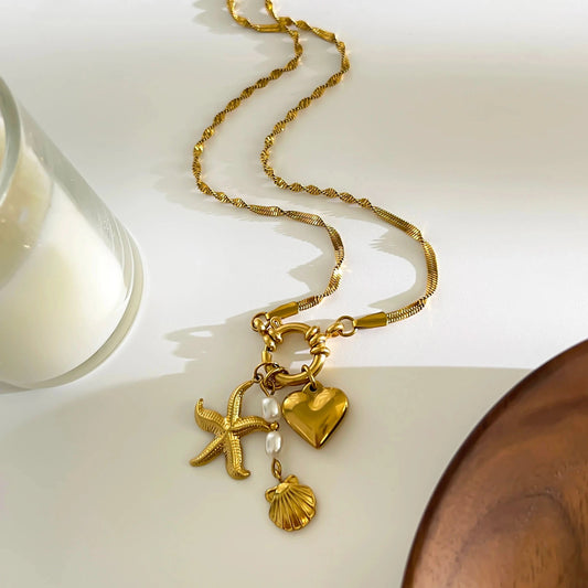 kawaiies-softtoys-plushies-kawaii-plush-Golden Tide Charm Necklace Jewelry 