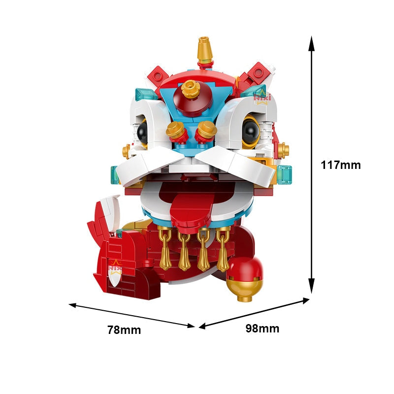 kawaiies-softtoys-plushies-kawaii-plush-Good Fortune Lucky Cute Creatures Micro Building Blocks | NEW Build it 