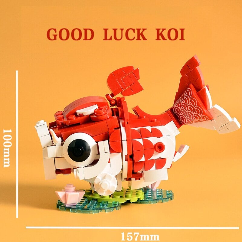 kawaiies-softtoys-plushies-kawaii-plush-Good Fortune Lucky Cute Creatures Micro Building Blocks | NEW Build it 