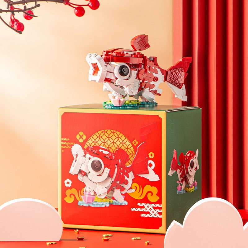 kawaiies-softtoys-plushies-kawaii-plush-Good Fortune Lucky Cute Creatures Micro Building Blocks | NEW Build it 