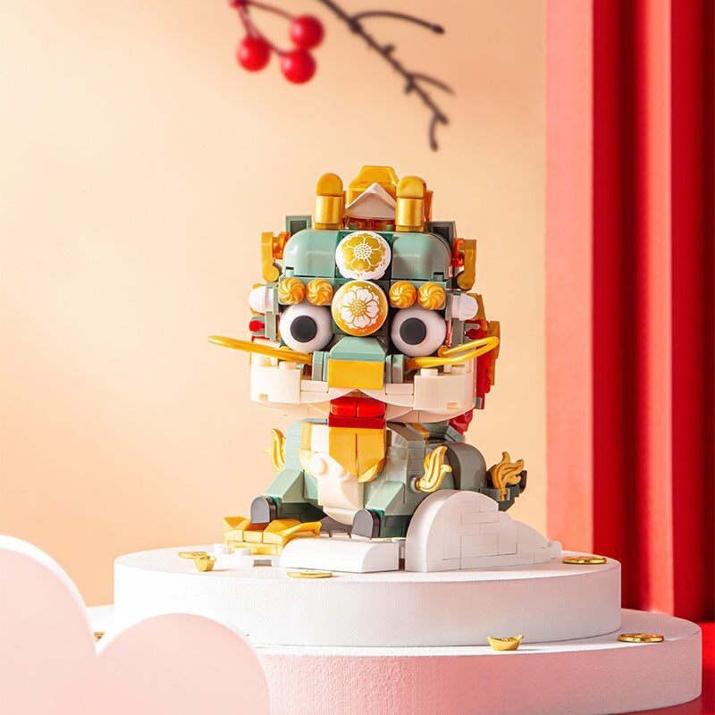 kawaiies-softtoys-plushies-kawaii-plush-Good Fortune Lucky Cute Creatures Micro Building Blocks | NEW Build it 