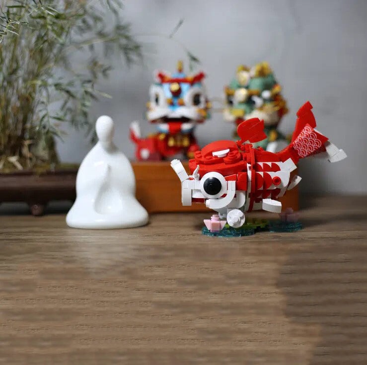 kawaiies-softtoys-plushies-kawaii-plush-Good Fortune Lucky Cute Creatures Micro Building Blocks | NEW Build it 