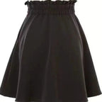 kawaiies-softtoys-plushies-kawaii-plush-Gothic Black Heart Bow High Waist Mini Skirt Apparel 