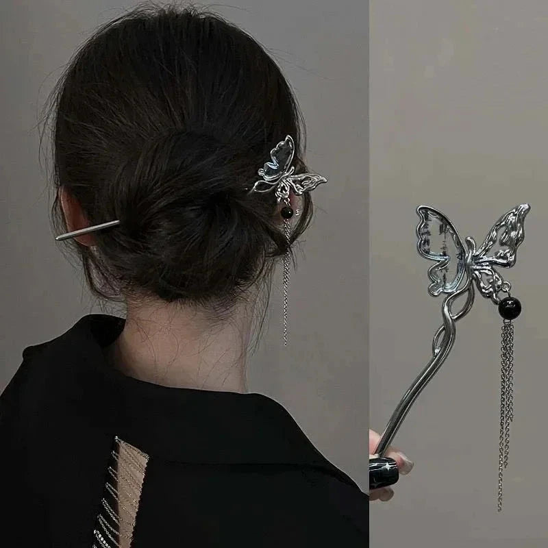 kawaiies-softtoys-plushies-kawaii-plush-Gothic Butterfly Chinese Style Hair Pin Accessories 