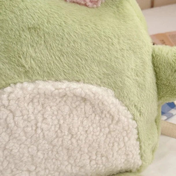kawaiies-softtoys-plushies-kawaii-plush-Green Froggy Plush Backpack Bags 
