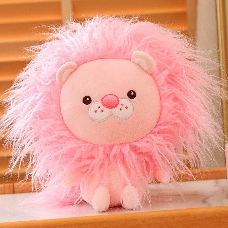 kawaiies-softtoys-plushies-kawaii-plush-Hairy Little Lion Pride Plush | NEW Soft toy Pink 8in / 20cm 