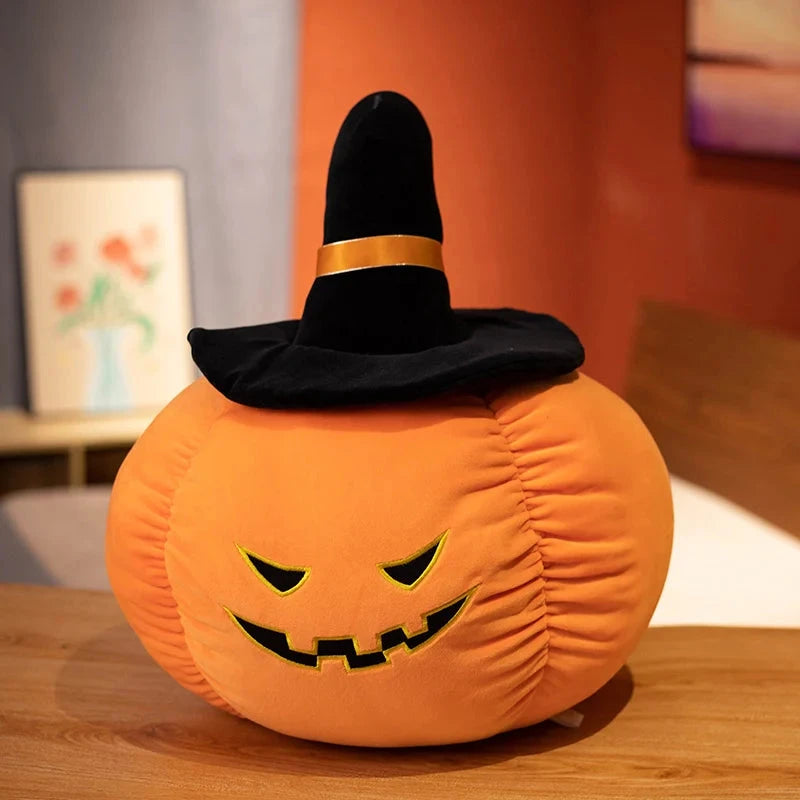 kawaiies-softtoys-plushies-kawaii-plush-Halloween Pumpkin Hat Plushie Collection 2024 Soft toy Scary (Black) 7in / 20cm 
