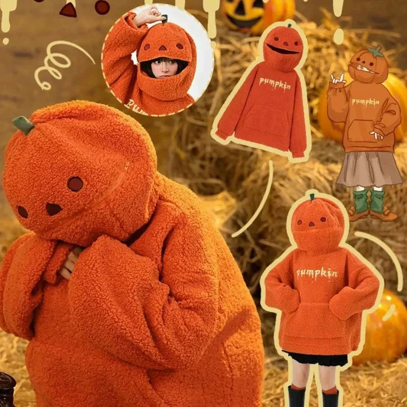 kawaiies-softtoys-plushies-kawaii-plush-Halloween Pumpkin Hoodie Jacket Apparel 