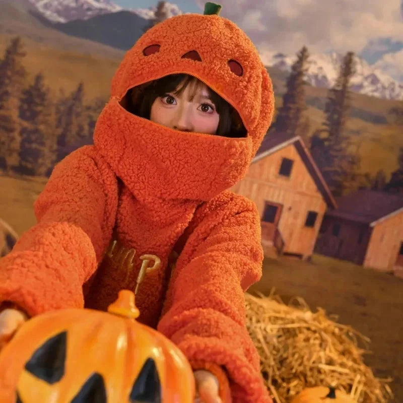 kawaiies-softtoys-plushies-kawaii-plush-Halloween Pumpkin Hoodie Jacket Apparel 