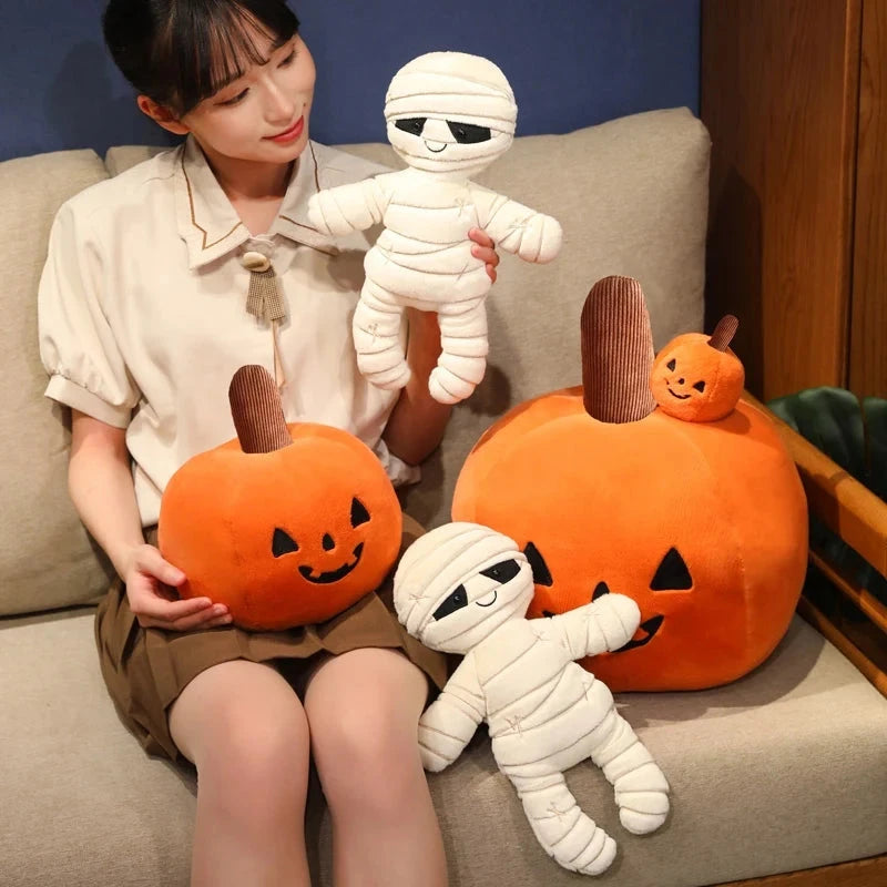 kawaiies-softtoys-plushies-kawaii-plush-Halloween Pumpkin Mummy Skull Bone Plushies Soft toy 