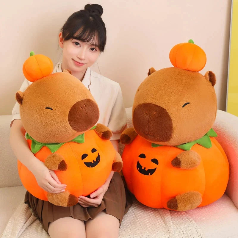 kawaiies-softtoys-plushies-kawaii-plush-Halloween Pumpkin Party Capybara Plush Soft toy 