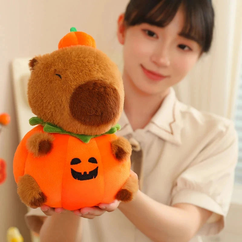 kawaiies-softtoys-plushies-kawaii-plush-Halloween Pumpkin Party Capybara Plush Soft toy 