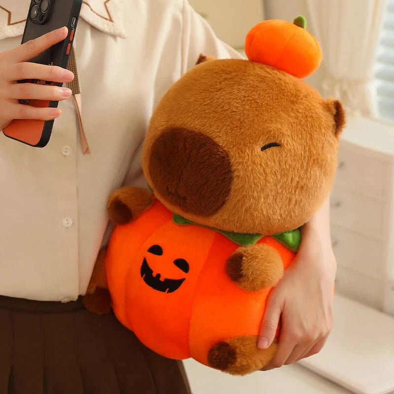 kawaiies-softtoys-plushies-kawaii-plush-Halloween Pumpkin Party Capybara Plush Soft toy 