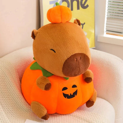 kawaiies-softtoys-plushies-kawaii-plush-Halloween Pumpkin Party Capybara Plush Soft toy 