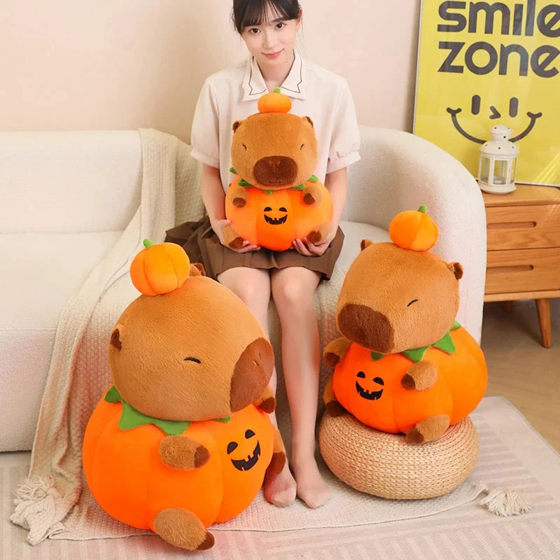 kawaiies-softtoys-plushies-kawaii-plush-Halloween Pumpkin Party Capybara Plush Soft toy 