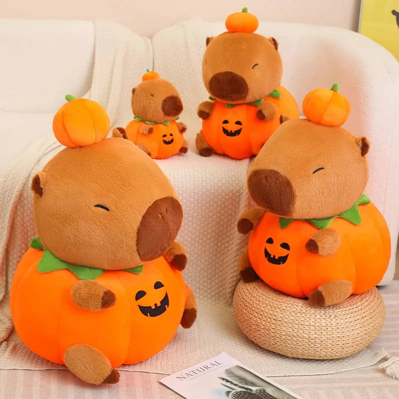 kawaiies-softtoys-plushies-kawaii-plush-Halloween Pumpkin Party Capybara Plush Soft toy 