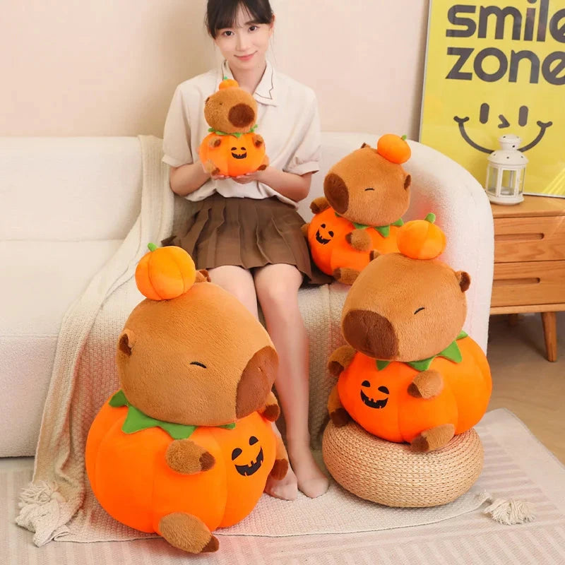 kawaiies-softtoys-plushies-kawaii-plush-Halloween Pumpkin Party Capybara Plush Soft toy 