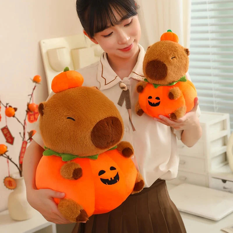 kawaiies-softtoys-plushies-kawaii-plush-Halloween Pumpkin Party Capybara Plush Soft toy 