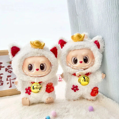 kawaiies-softtoys-plushies-kawaii-plush-Handmade Fluffy Animals Labubu Doll Outfit Collection Accessories 