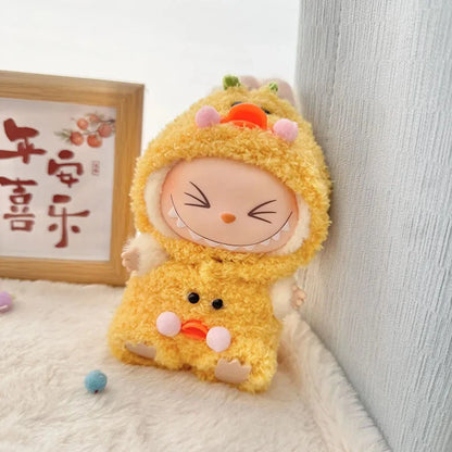 kawaiies-softtoys-plushies-kawaii-plush-Handmade Fluffy Animals Labubu Doll Outfit Collection Accessories Duck 