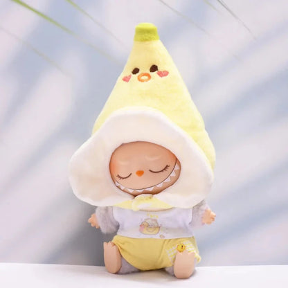 kawaiies-softtoys-plushies-kawaii-plush-. Handmade Funny Banana Baby Labubu Outfit Accessories 