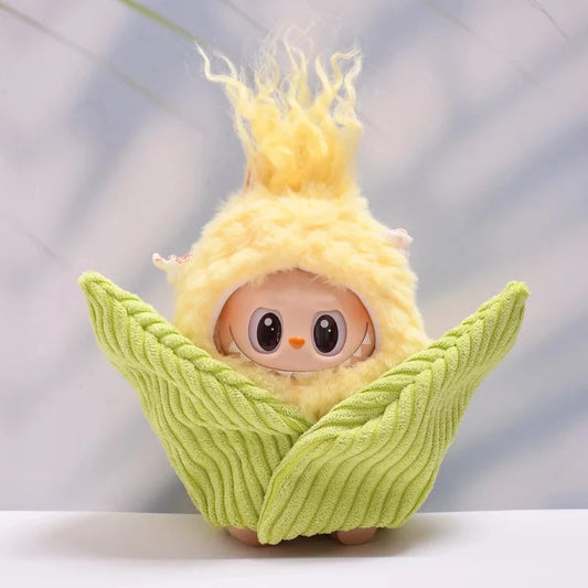 kawaiies-softtoys-plushies-kawaii-plush-. Handmade Funny Sweetcorn Labubu Outfit Accessories 2 no doll 