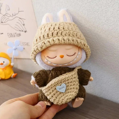 kawaiies-softtoys-plushies-kawaii-plush-Handmade Labubu Crochet Animal Outfits Accessories 
