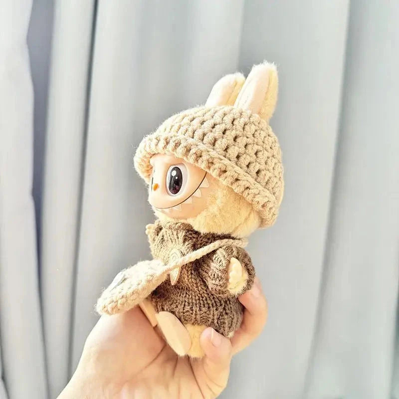 kawaiies-softtoys-plushies-kawaii-plush-Handmade Labubu Crochet Animal Outfits Accessories 