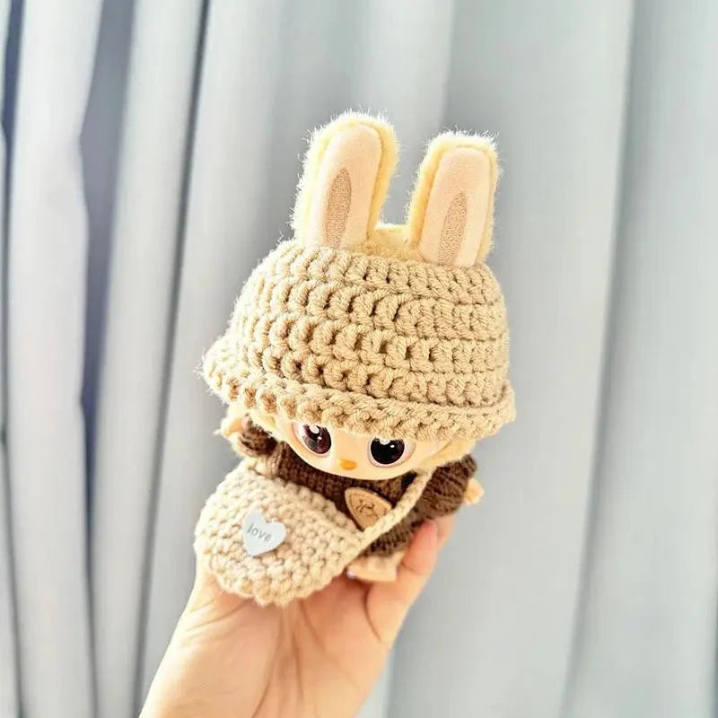kawaiies-softtoys-plushies-kawaii-plush-Handmade Labubu Crochet Animal Outfits Accessories 