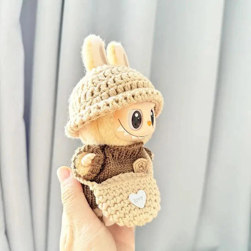 kawaiies-softtoys-plushies-kawaii-plush-Handmade Labubu Crochet Animal Outfits Accessories 