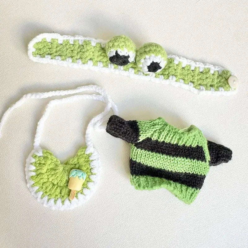 kawaiies-softtoys-plushies-kawaii-plush-Handmade Labubu Crochet Animal Outfits Accessories 