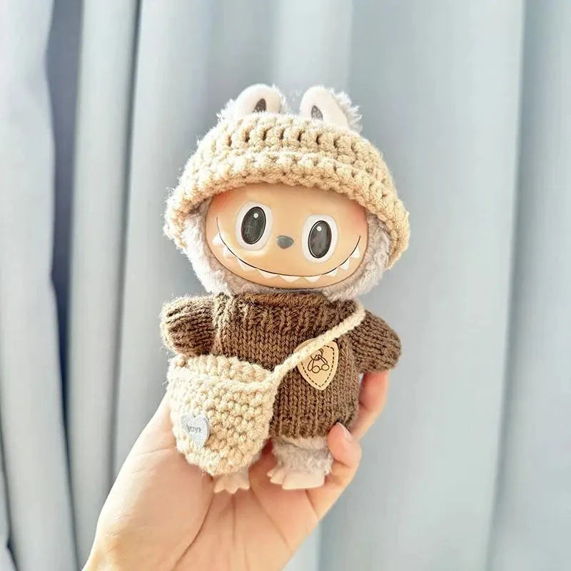 kawaiies-softtoys-plushies-kawaii-plush-Handmade Labubu Crochet Animal Outfits Accessories 