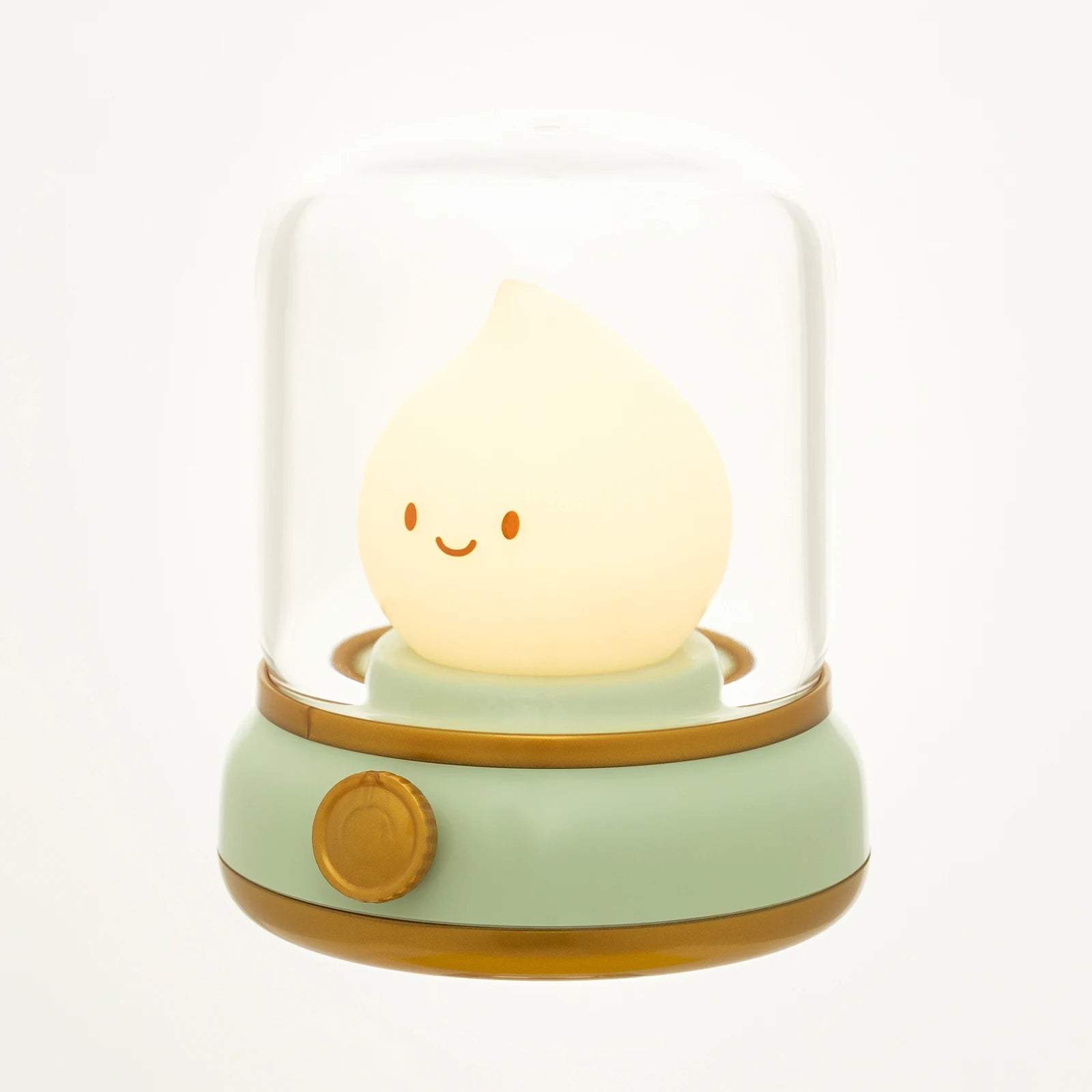 kawaiies-softtoys-plushies-kawaii-plush-Happy Glowing Candle Flame LED Night Light Home Decor Green 
