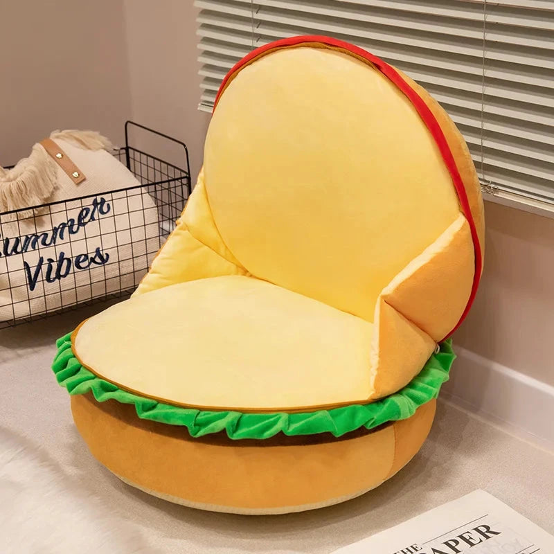kawaiies-softtoys-plushies-kawaii-plush-Happy Hamburger Pillow Plush Soft toy 