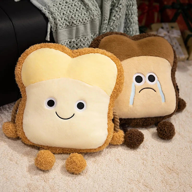 kawaiies-softtoys-plushies-kawaii-plush-Happy Toast Sad Toast Plush & Bag Soft toy 