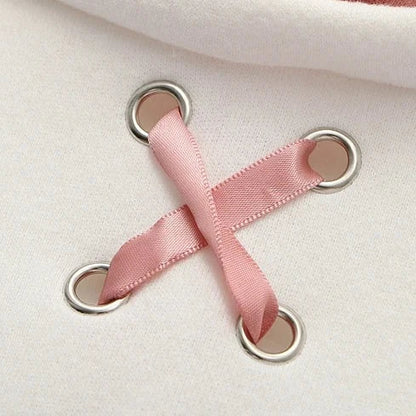 kawaiies-softtoys-plushies-kawaii-plush-Harajuku Cute Two-tone Candy Floss Sakura Thick Women's Hoodie Hoodies 