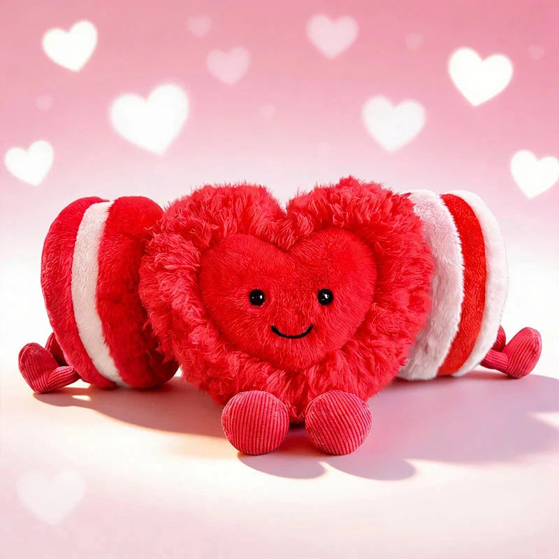 kawaiies-softtoys-plushies-kawaii-plush-Heart Hugs Macaron Valentines Plush Soft toy 