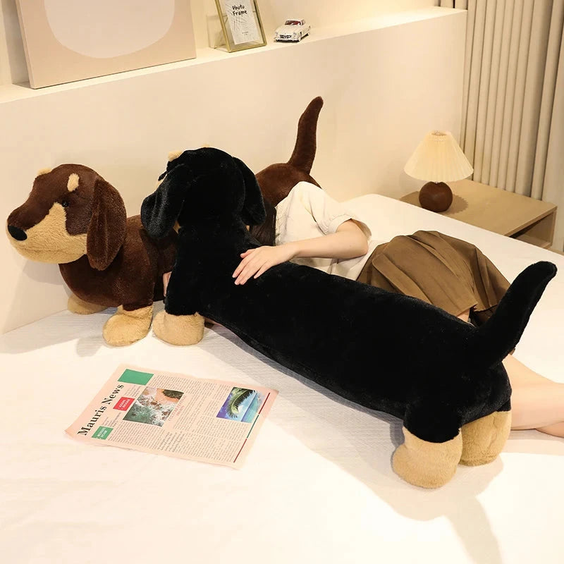kawaiies-softtoys-plushies-kawaii-plush-Huggable Long Sausage Dog Plush Soft toy 
