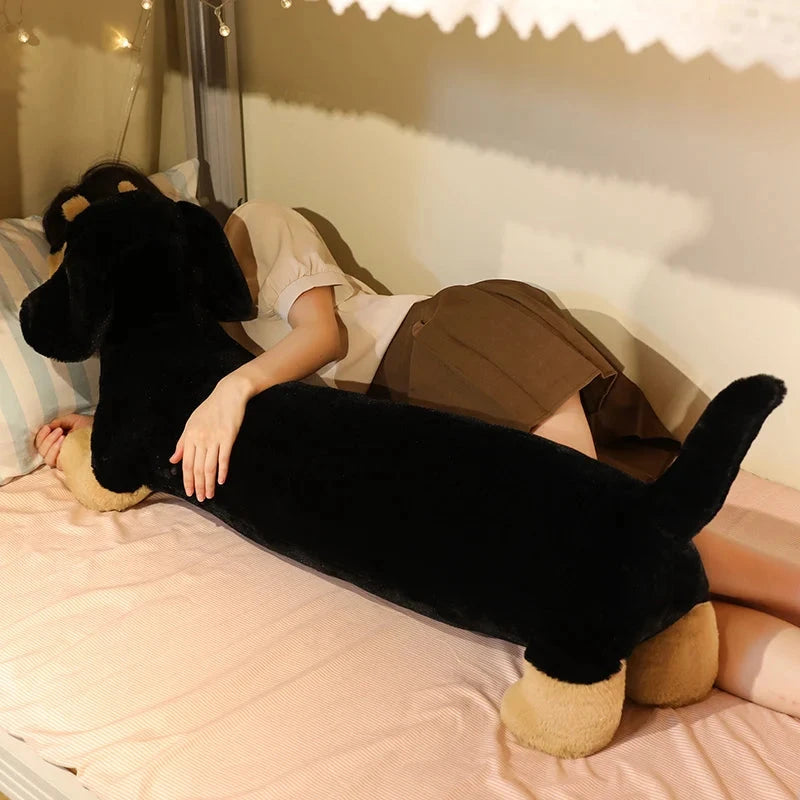 kawaiies-softtoys-plushies-kawaii-plush-Huggable Long Sausage Dog Plush Soft toy 