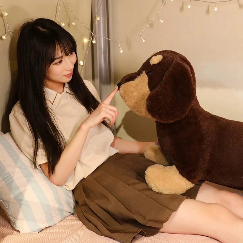 kawaiies-softtoys-plushies-kawaii-plush-Huggable Long Sausage Dog Plush Soft toy 