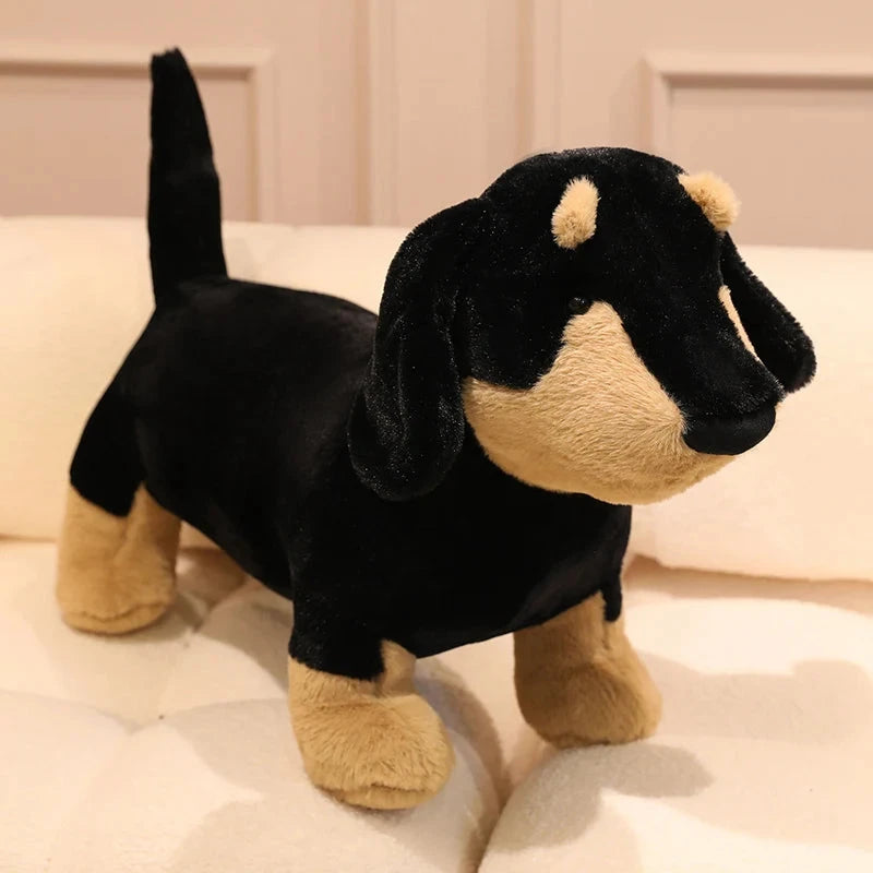 kawaiies-softtoys-plushies-kawaii-plush-Huggable Long Sausage Dog Plush Soft toy Black 100cm 