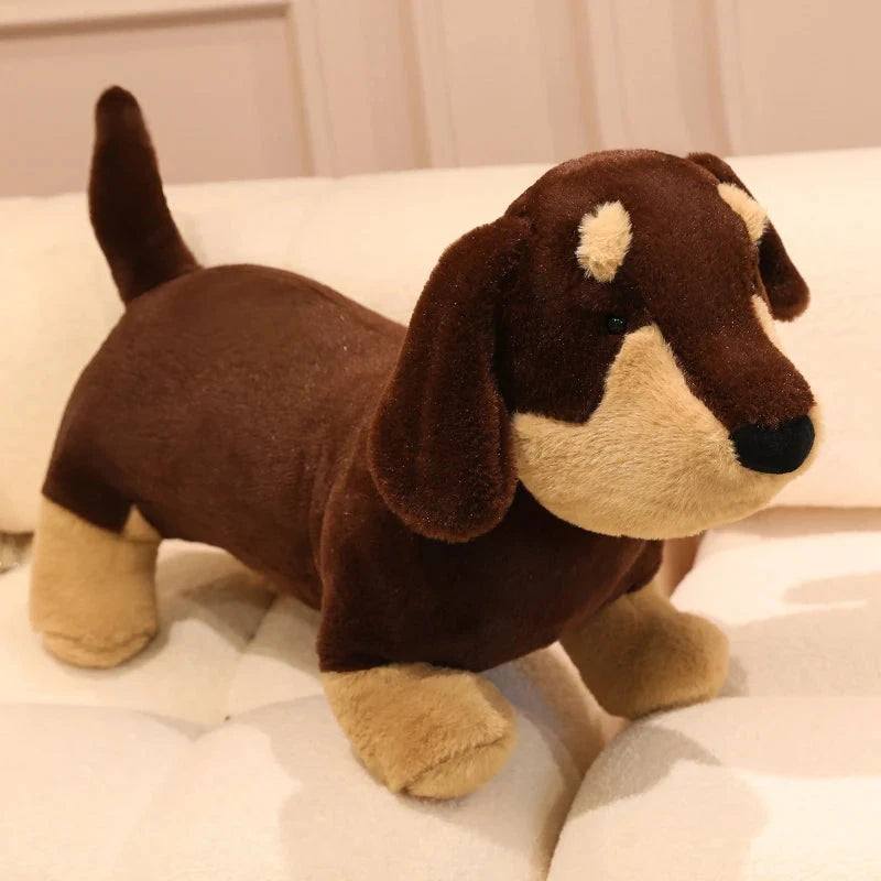 kawaiies-softtoys-plushies-kawaii-plush-Huggable Long Sausage Dog Plush Soft toy Brown 70cm 