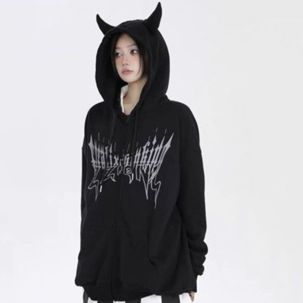 kawaiies-softtoys-plushies-kawaii-plush-I Am The Devil Gothic Hoodie Hoodies 