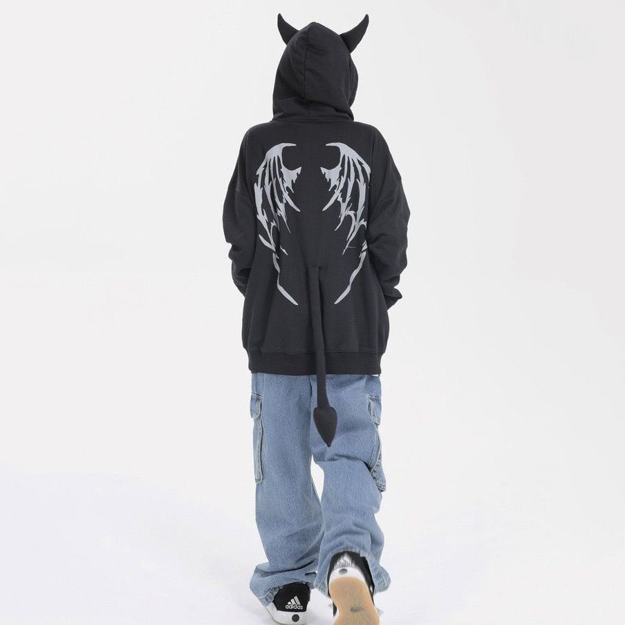 kawaiies-softtoys-plushies-kawaii-plush-I Am The Devil Gothic Hoodie Hoodies 