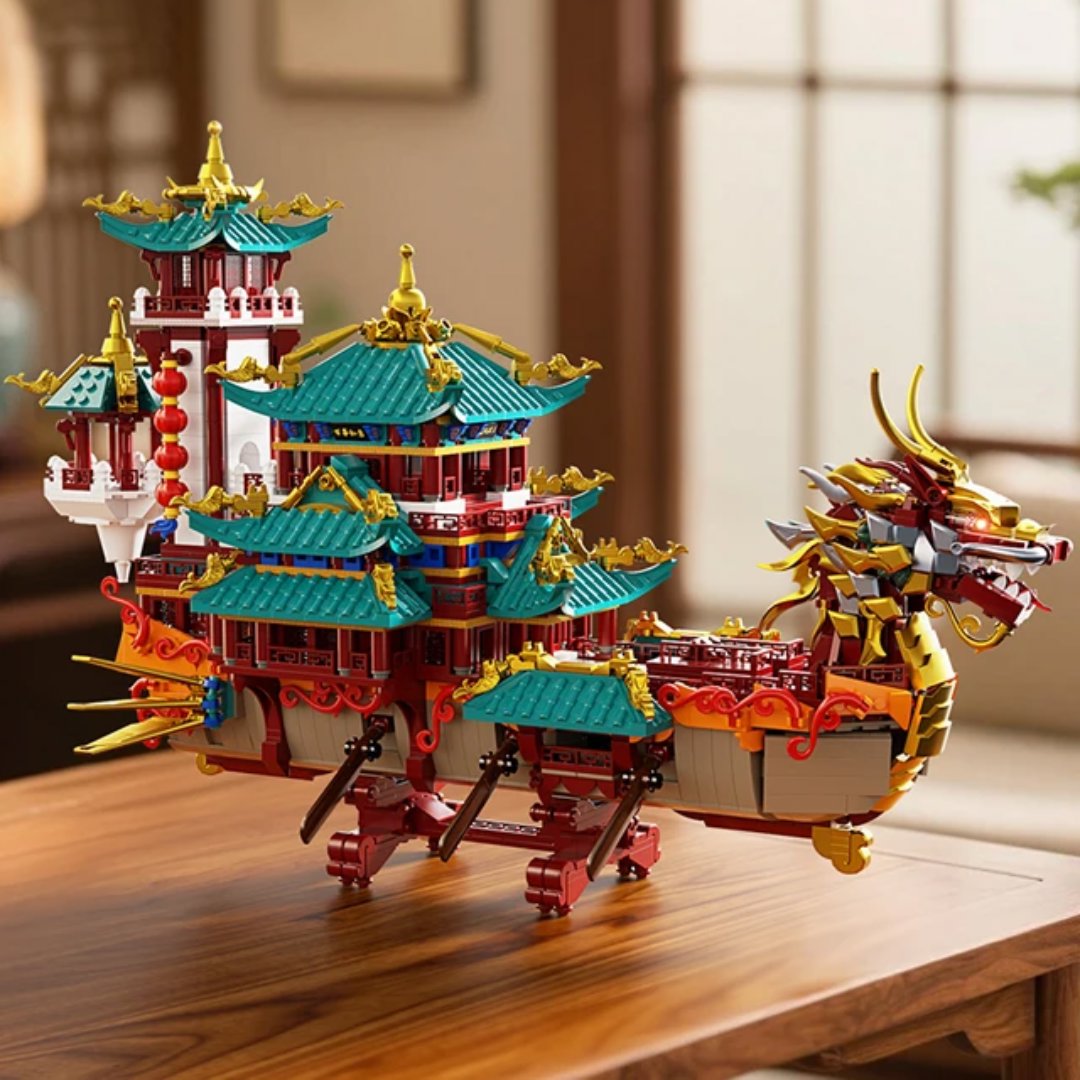 kawaiies-softtoys-plushies-kawaii-plush-Imperial Dragon Palace Voyage Ship Building Set Build it 
