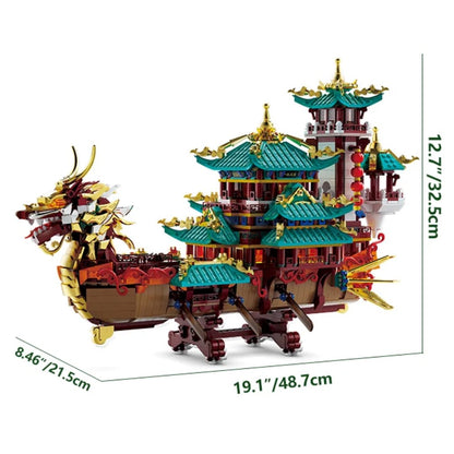 kawaiies-softtoys-plushies-kawaii-plush-Imperial Dragon Palace Voyage Ship Building Set Build it 